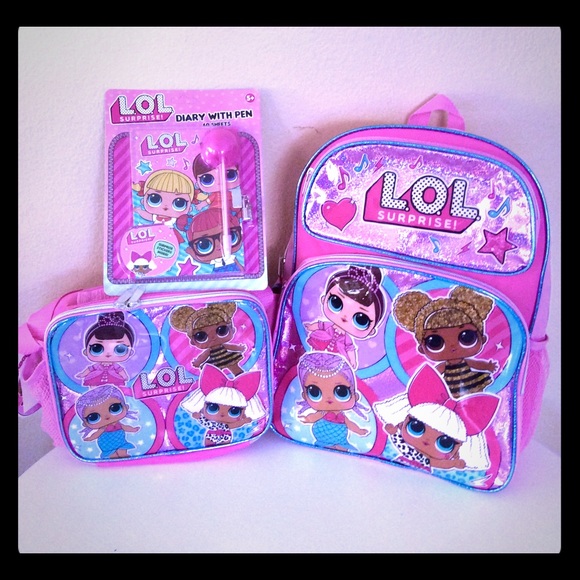 lol backpack and lunch box